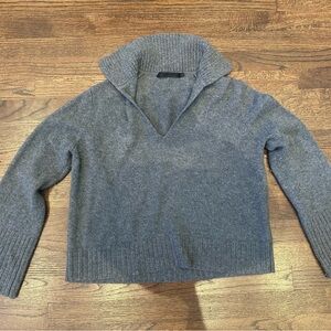 Jenni Kayne Frances Cashmere polo Heather